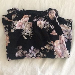 lily white off the shoulder top